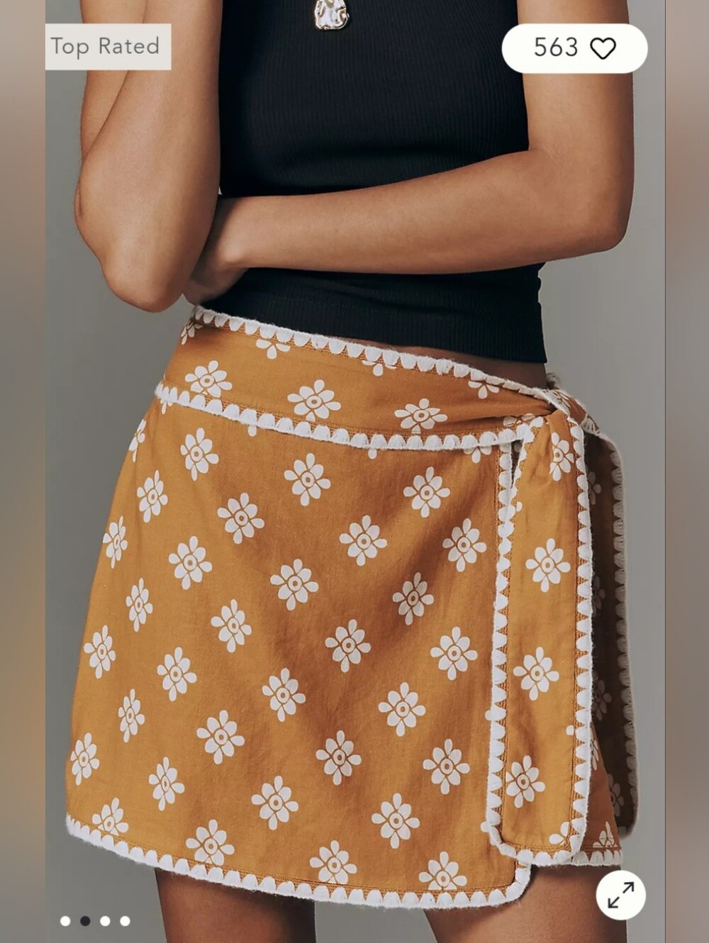 New Farm Rio For ANTHROPOLOGIE beautiful Skort. NWT - Picture 2 of 5